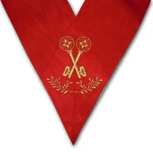 REAA jeu de 9 Sautoirs officiers 18e degré (fab france)