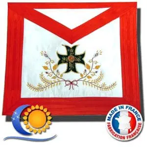 REAA Tablier de 18e degré modèle Prestige Premium – fabrication française L&S