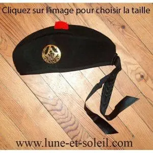 Chapeau de maître style Glengarry