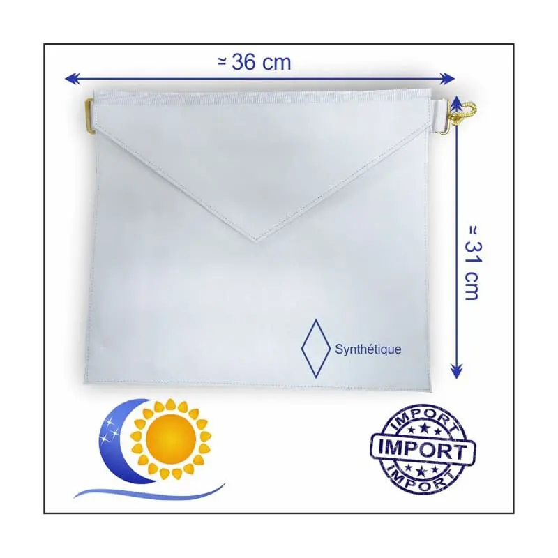 Tablier apprenti/compagnon Simili Grande taille
