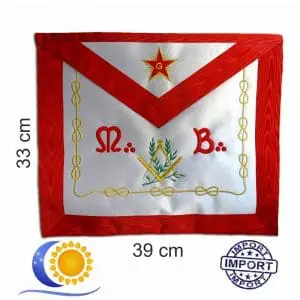 REAA Tablier de Maître modèle tradition en satin Import