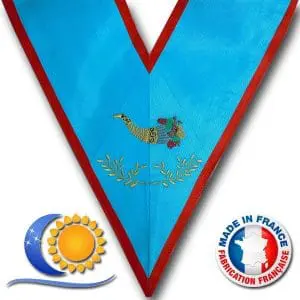 REAA Sautoir brodé fonction officier Maître des banquets fabrication France