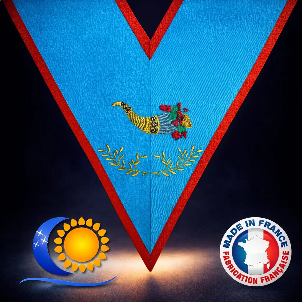 REAA Sautoir brodé fonction Maître des banquets – Fabrication française L&S