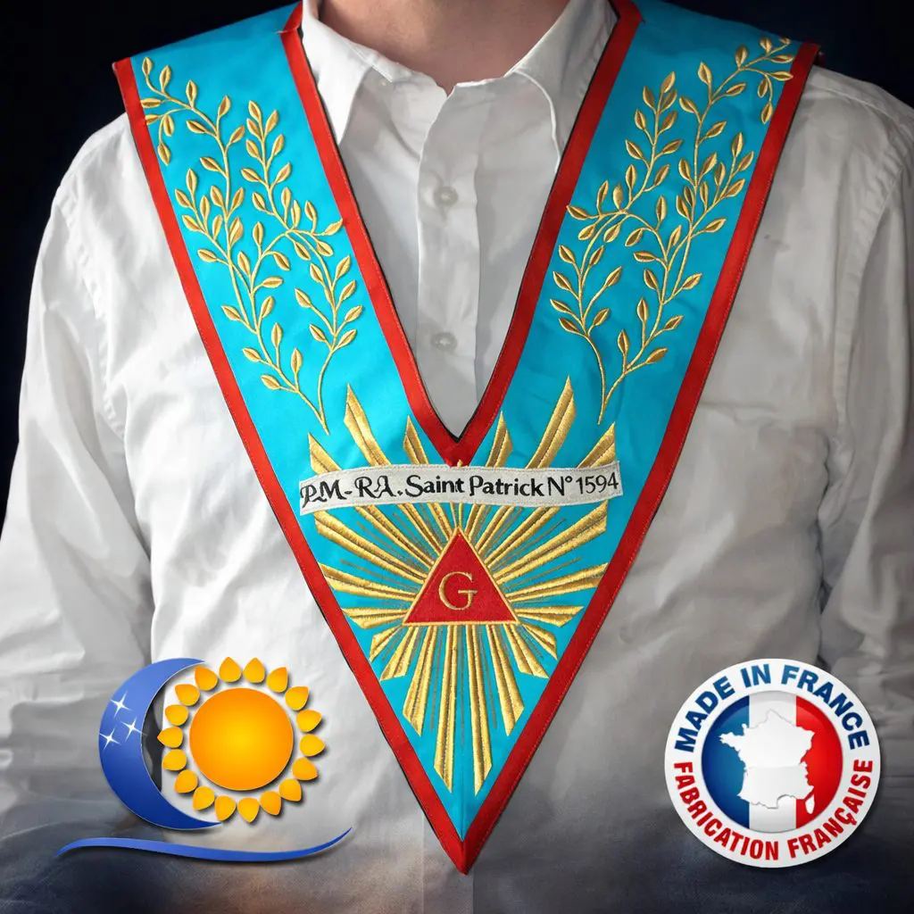 REAA Sautoir VM ou PM Personnalisé bandeau Loge – Fabrication française L&S