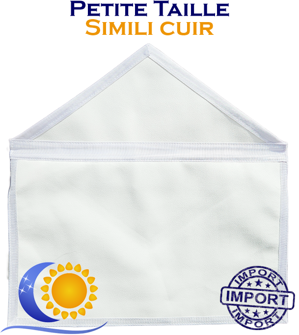 Tablier apprenti/compagnon petit modèle simili 33X33 cm