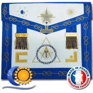 Tablier de Maître Installé Rite Opératif Salomon