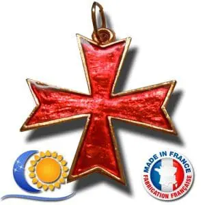 Bijou croix pectorale CBCS croix pattée rentrée