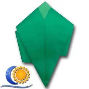 Sautoir Vert uni – Import