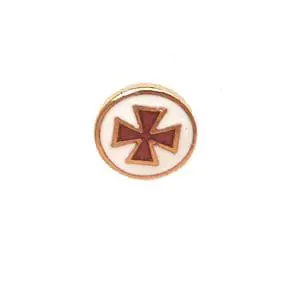 Pins croix templière rond