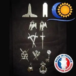 Emulation Jeu de 11 bijoux officiers