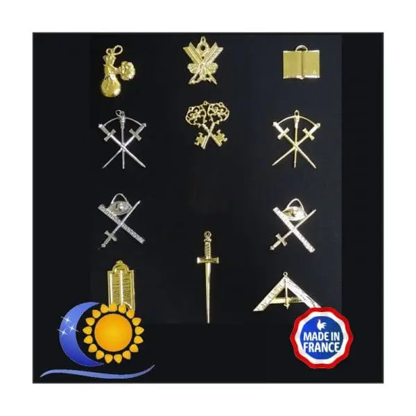 RFT Jeu de 11 bijoux officiers