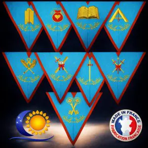 REAA 9 Sautoirs  fonctions brodées – Fabrication française L&S