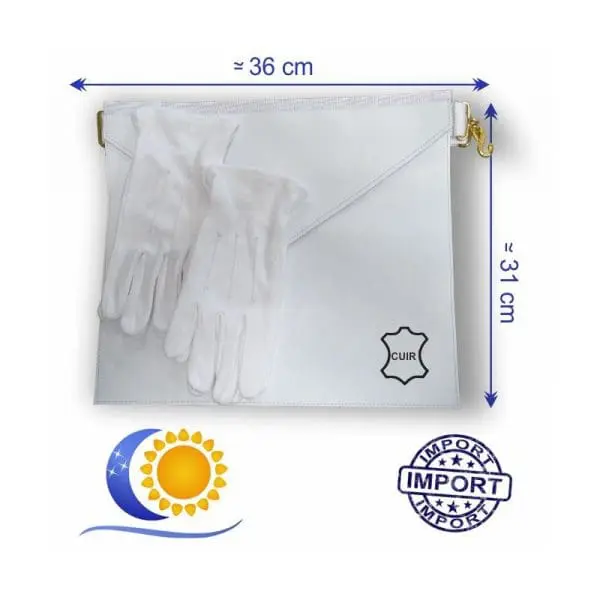 Pack apprenti peau grde taille+ 2 gants