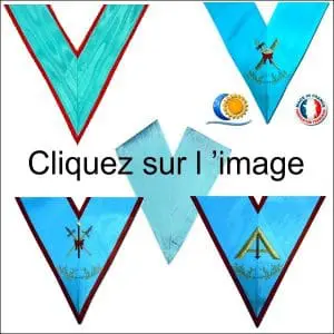 Sautoir Officier loge bleue