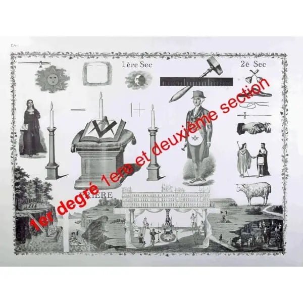 Planche de grade rite York 1er 1.2