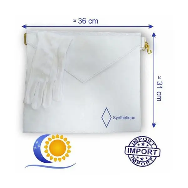 Pack apprenti tablier simili grand modèle + Gants