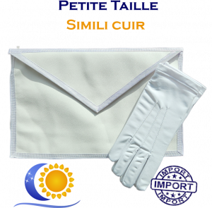 Pack apprenti  Tablier simili 33X33 avec gants