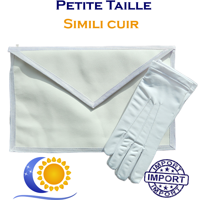 Pack apprenti  Tablier simili 33X33 avec gants