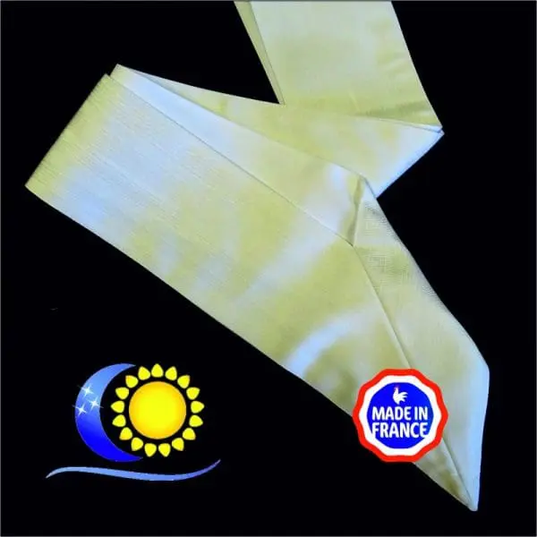 Cordon Martiniste blanc uni O.M. - fabrication française L&S