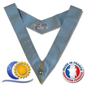 Sautoir officier de loge M.E.S.A. - Fabrication française L&S