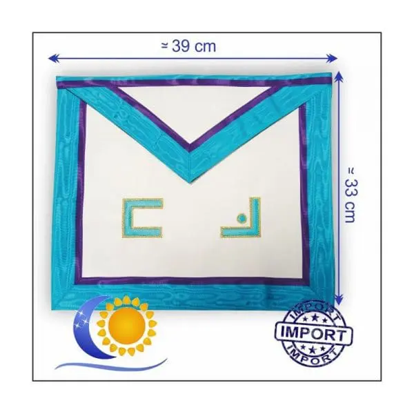 Memphis Misraim tablier de Maitre simili import