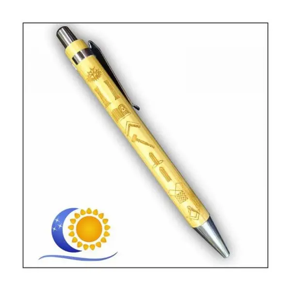 Stylo Bambou Maçonnique