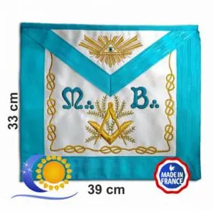 RFG Tablier de VM en satin modèle tradition Fabrication France