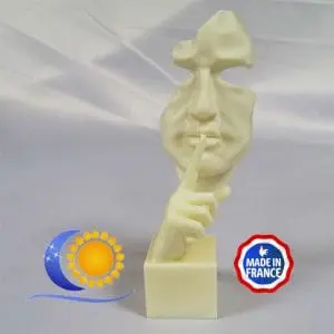 Le Silence Sculpture Impression Résine