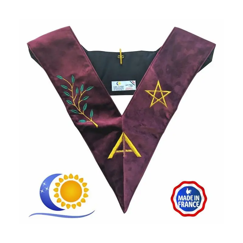 REAA 14e degré Sautoir officier Fabrication France