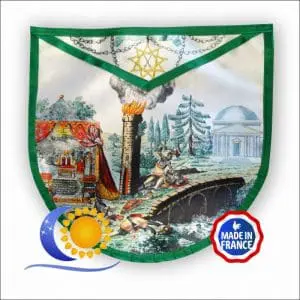 Tablier XIXe 3e Ordre Chapitre Francais
