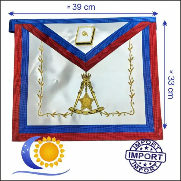 REAA 14e degré Tablier modèle DH Import