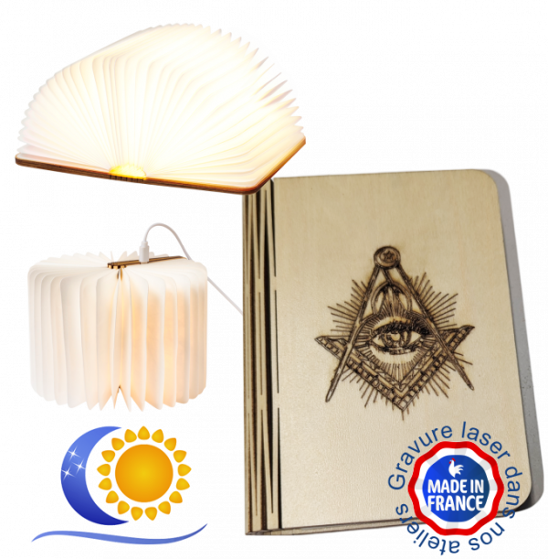 Petite Lampe de table Maçonnique